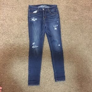 Distressed American Eagle Skinny Jeans